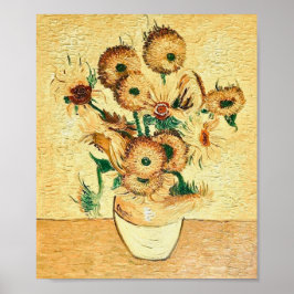 Solrosor av Vincent van Gogh Poster