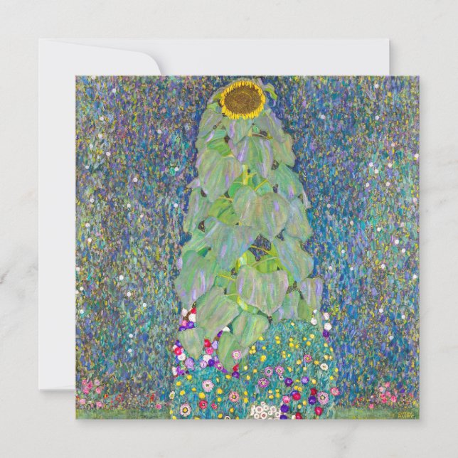 Solrosor | Gustav Klimt | Kort (Framsida)