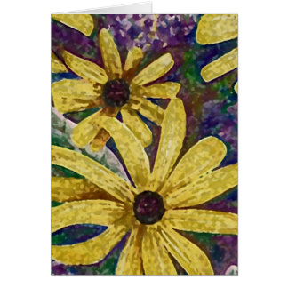 Solrosor Hälsningskort