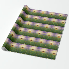 Solrosor i Grönt Presentpapper
