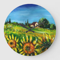 SOLROSOR OCH BYGD I TUSCANY