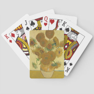 Solrosor, Stilleben Oljemålning, Van Gogh Casinokort