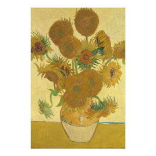 Solrosor, Stilleben Oljemålning, Van Gogh Fototryck