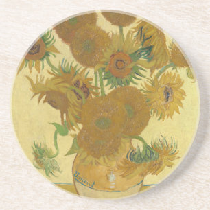 Solrosor, Stilleben Oljemålning, Van Gogh Underlägg