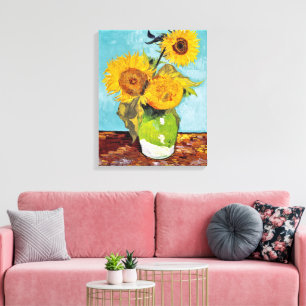 Solrosor Van Gogh Canvastryck