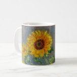 Solrosor vid Claude Monet Kaffemugg<br><div class="desc">Denna målning betitlade "bukett av solrosor" gjordes i 1880 av den franska impressionistmålare Claude Oscar Monet (1840-1926). Det är vår konstserienr. 66.    Källbilder för denna serie är original- konst som skapas av lazyrivergreetings eller vintagekonst,  eller fotografi.</div>