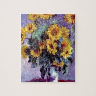 Solrosor vid Claude Monet Pussel