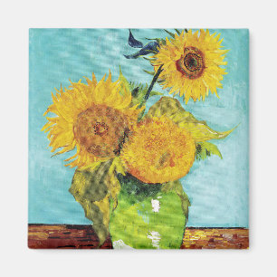Solrosor Vincent van Gogh Magnet