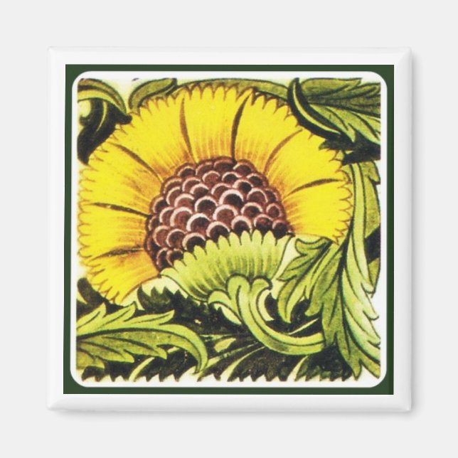 "Solrosöverraskning" Magnet (Framsidan)