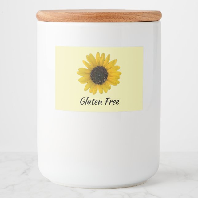 SolrosPersonlig Mat Etiketter (Framsida)