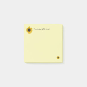 SolrosPersonlig Post-it Block