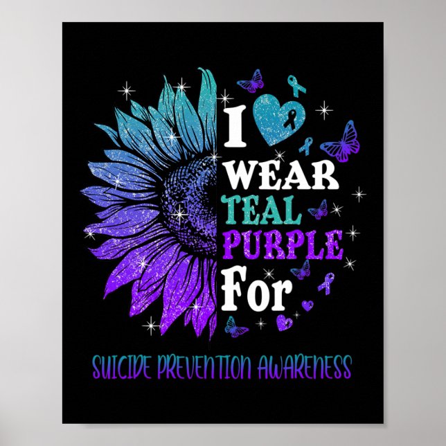 Solrosprotektionisering av Twinkle Heart Suicide P Poster (Framsidan)