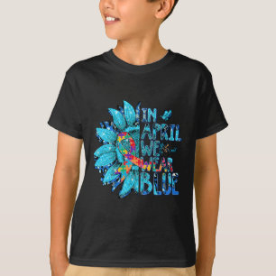 Solrospussel i april Vi Bäror blått krig T Shirt