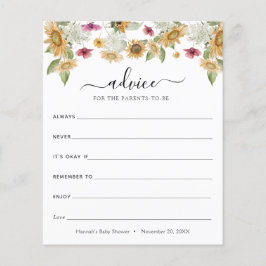 Solrosråd för blivande föräldrar