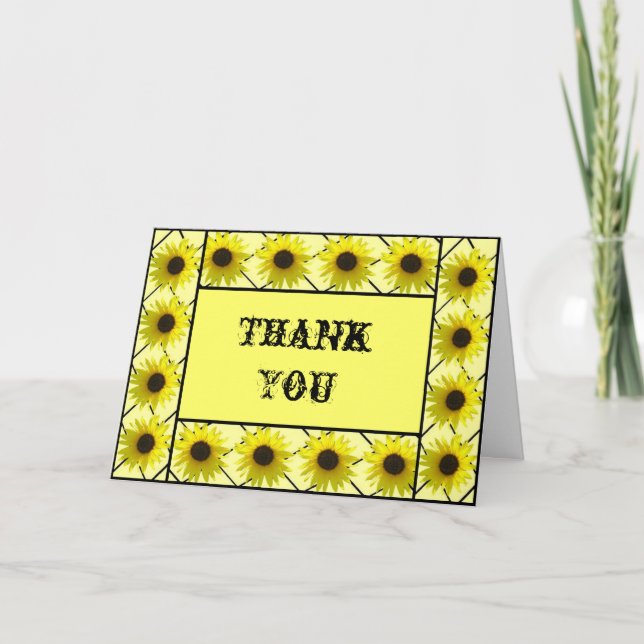 Solrosramens tackkort (Framsida)