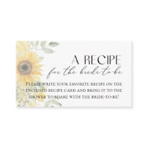 Solrosrecept För att få briden att