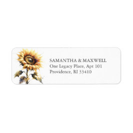 SolrosReturadress Returadress Etikett