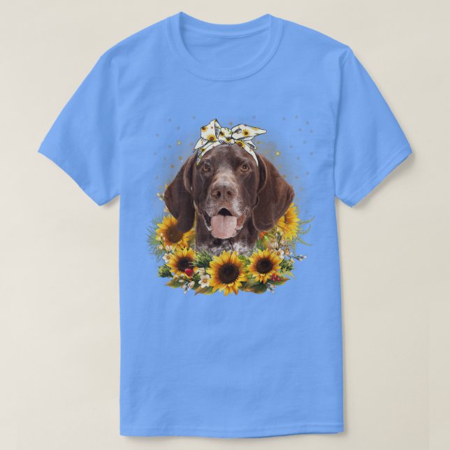 Solrosschorthar Hund Mammor D T Shirt (Design framsida)