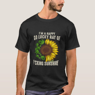 Solrossen jag är Lycklig går som röntgenstråle frå T Shirt
