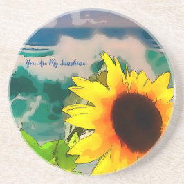 Solrossen vid Beach är min solsken Underlägg