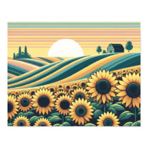 Solrosserenitet: Rustic Sunrise