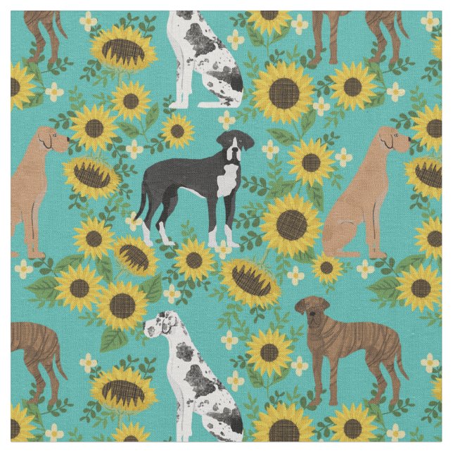 Solrossköldpaddor Great dane hundar Tyg (Närbild)