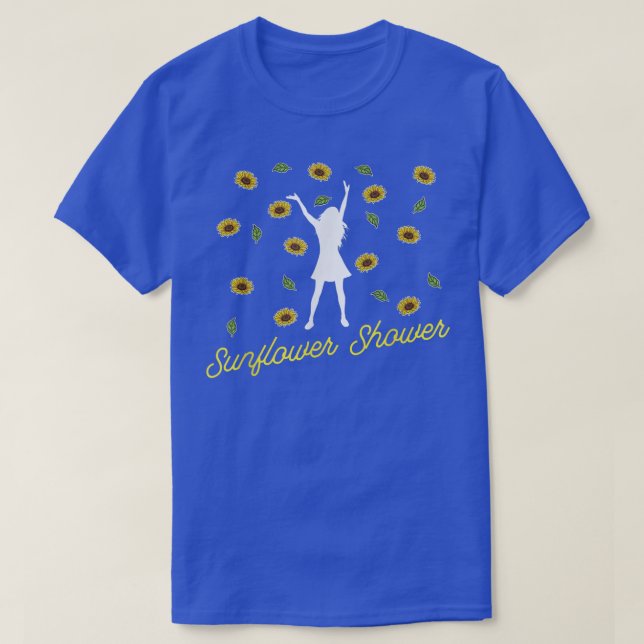 Solrosskugga  Fält Solrossolrosolja T Shirt (Design framsida)