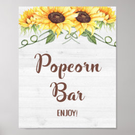 Solrosskuvret PCORN PUB eller Party-tecknet Poster