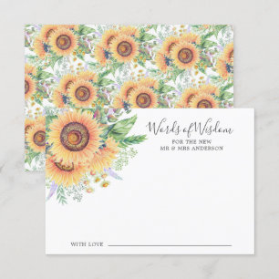 Solrossoldat Garden Bride Ord of Wisdom Card Inbjudningar