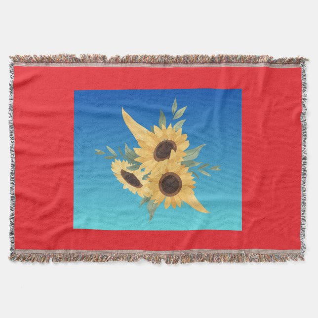 Solrossolens Throw Blanket Filt (Framsidan)