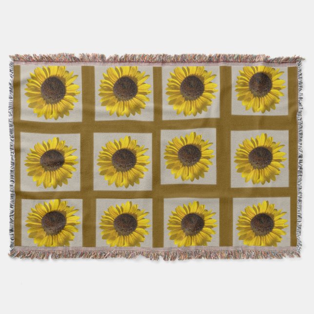 Solrossolens Throw Blanket Filt (Framsidan)