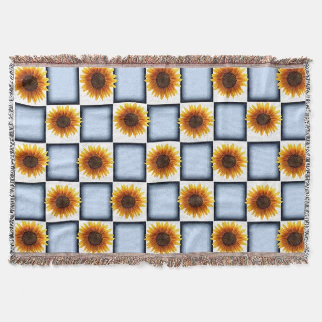 Solrossolens Throw Blanket Filt (Framsidan)