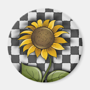 Solrossolja i kontrollerad bakgrund magnet