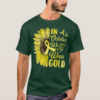 Solrossolja i september: Vi Bära Guld barnkanalen T Shirt