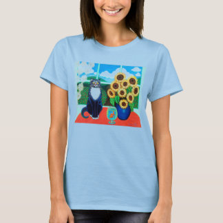 Solrossolja, katt-småbarn tee shirt