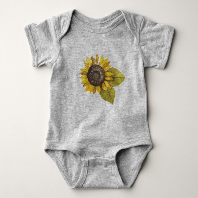 Solrossoljekonst Baby T Shirt (Framsida)
