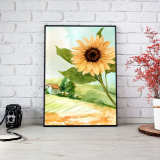 Solrossoljeväggskonst Canvas