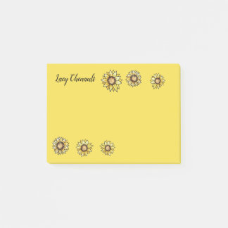 Solrossolkonst Personlig Art Post-it Block