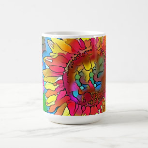 Solrossolrosblomma Mugg Kopp