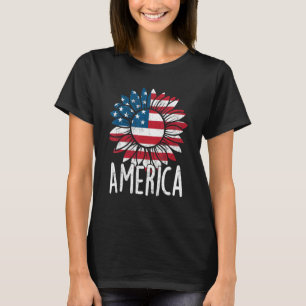 Solrossolrosolja Independence day USA, Flagga 4 T Shirt