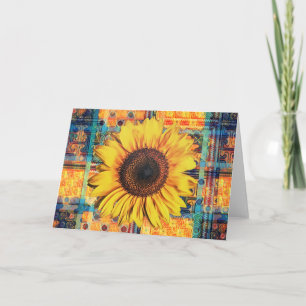 Solrossolrosor med Funky Vintage Art Kort
