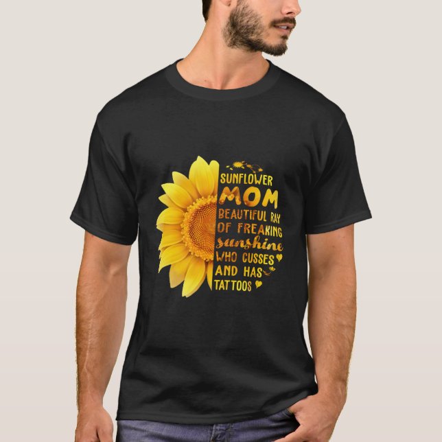 Solrossolrossolstrålen Mamma, strålande solsken T Shirt (Framsida)