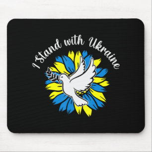 Solrossolrosukrainska Flagga Dove Ukraina. Musmatta
