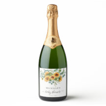 Solrossolskensfärgade babyskor