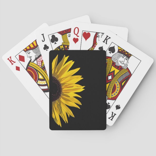 Solrossoluppgång Casinokort (Baksidan)
