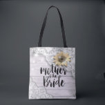 Solrossorna bröllop Snöre Tygkasse<br><div class="desc">Budens mamma Bröllop Tote Bag-mallar - Vintage Snöre,  solros och String Ljus på Rustic Wood Background. En Perfekt för din stora dag! Alla textstorlekar i Stil,  Färg kan anpassas efter dina behov.</div>