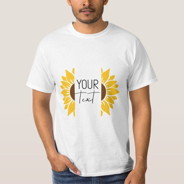 Solrossprickor, Gult T Shirt (Framsida)