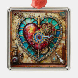 Solrosstank (Glass Heart Steampunk Series) Julgransprydnad Metall