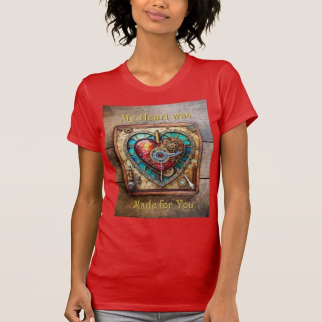Solrosstank (Glass Heart Steampunk Series) T Shirt (Framsida)