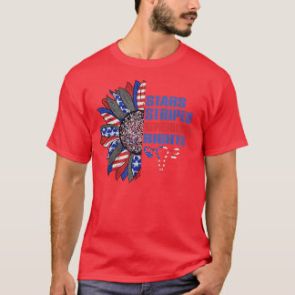 Solrosstjärnor Rand Reproductive Högers Woment T Shirt
